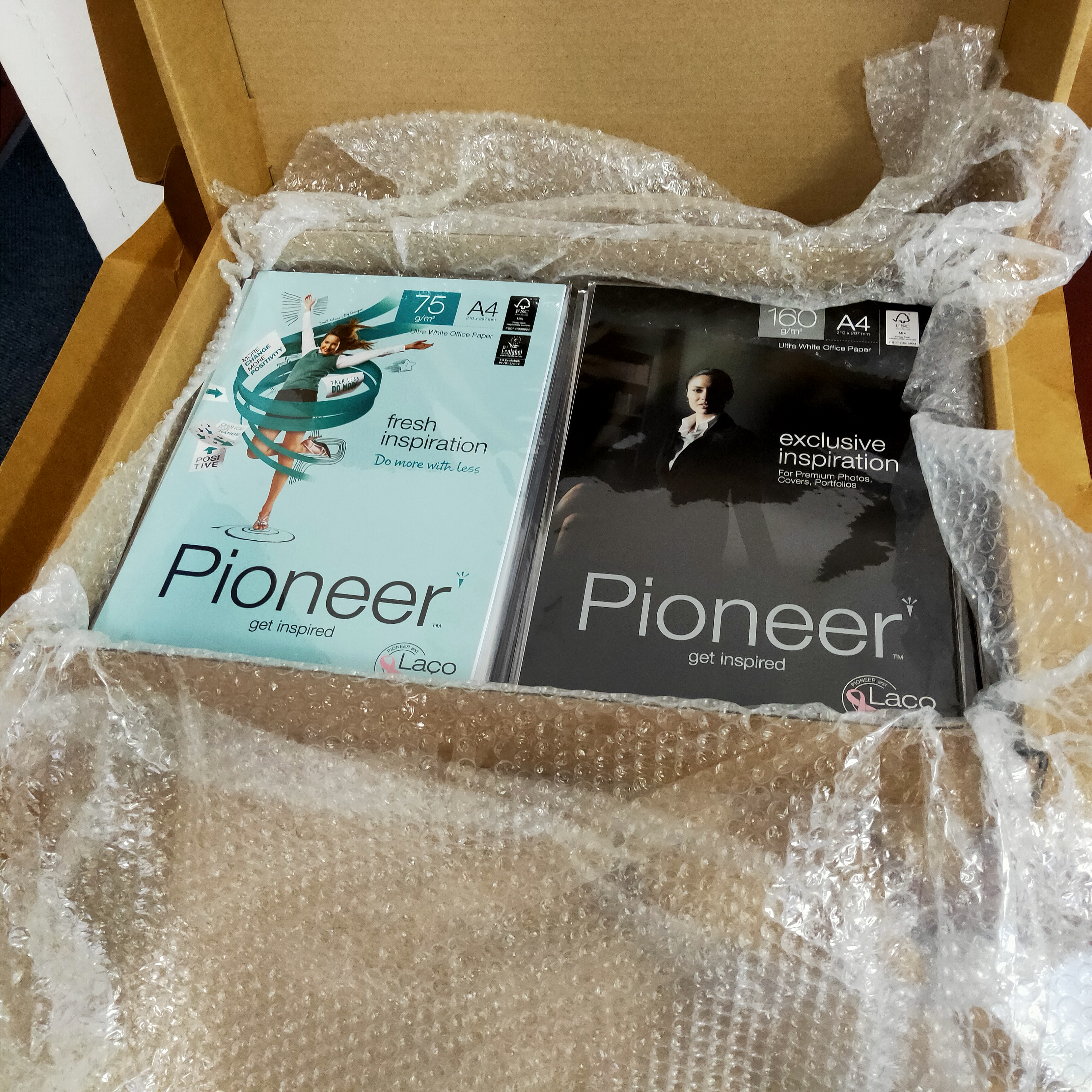 Pioneer in box Pioneer in box
